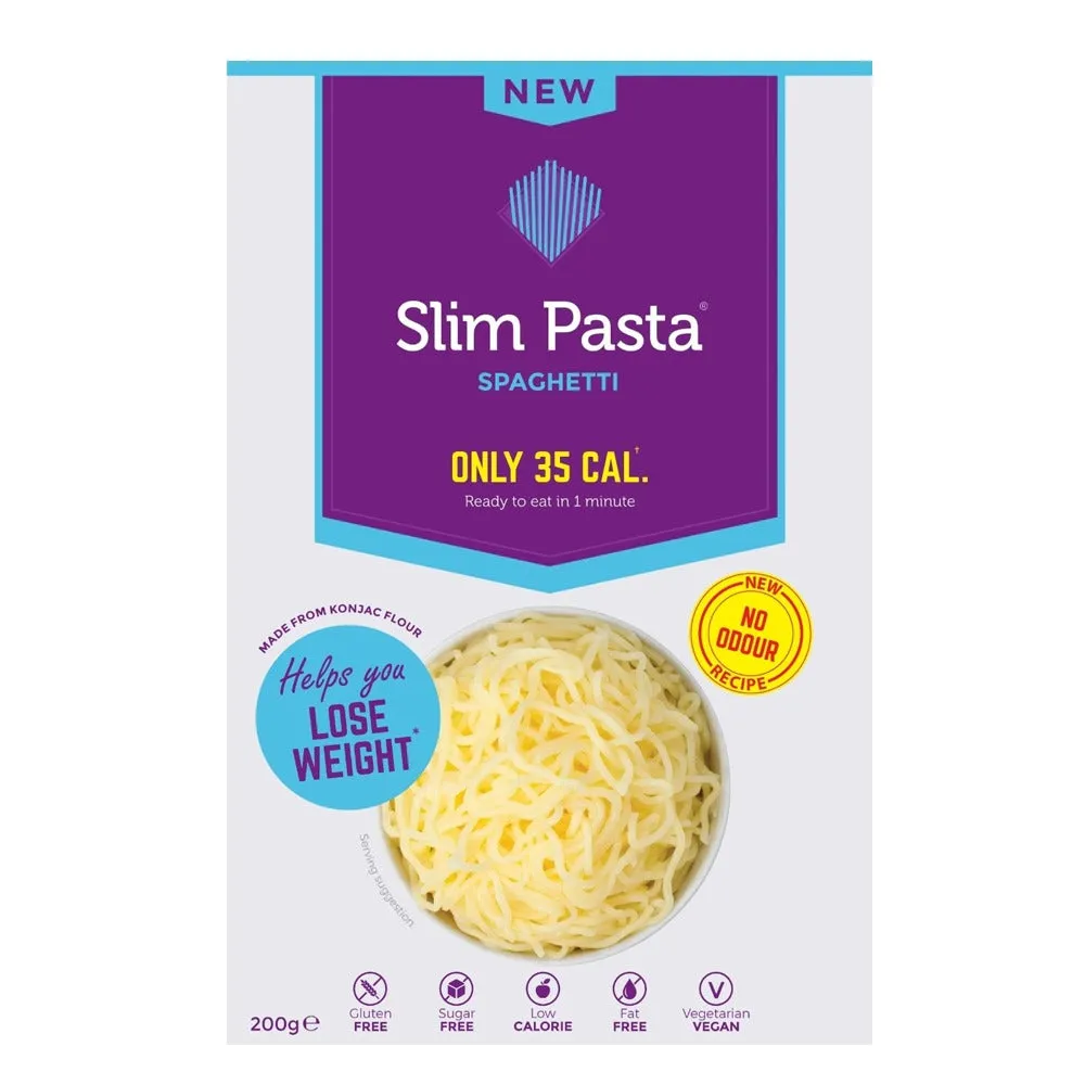 ايت واتر معكرونة سباجيتي للرجيم قليلة الكربوهيدرات 200 جم  - Eat Water Slim Pasta Spaghetti No Drain No Odour 200 g