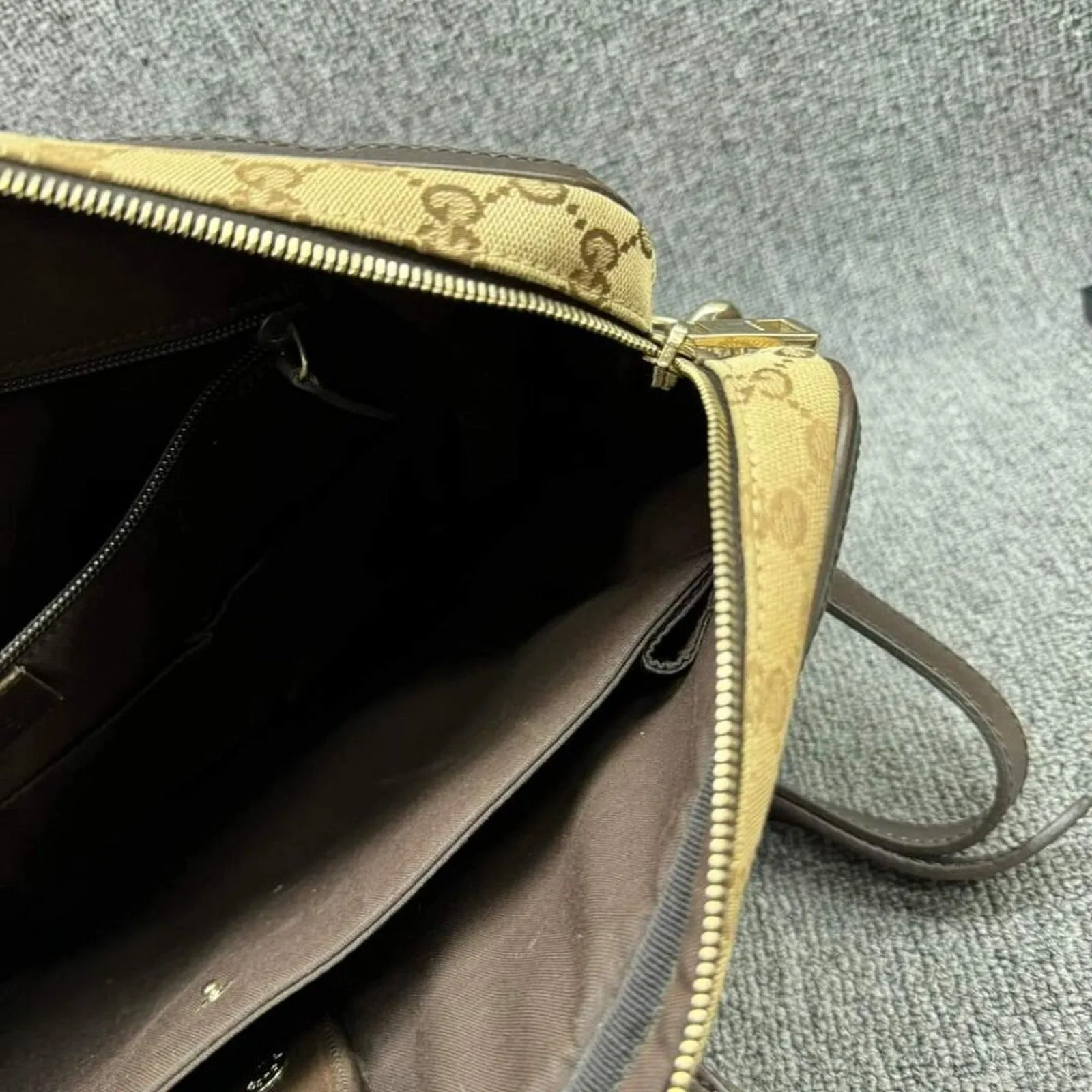 100% Authentic Gucci Web Briefcase Bag