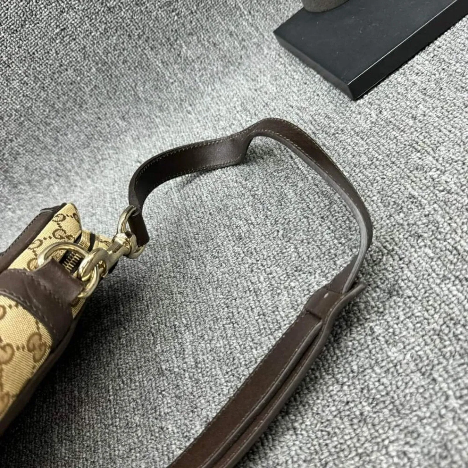 100% Authentic Gucci Web Briefcase Bag
