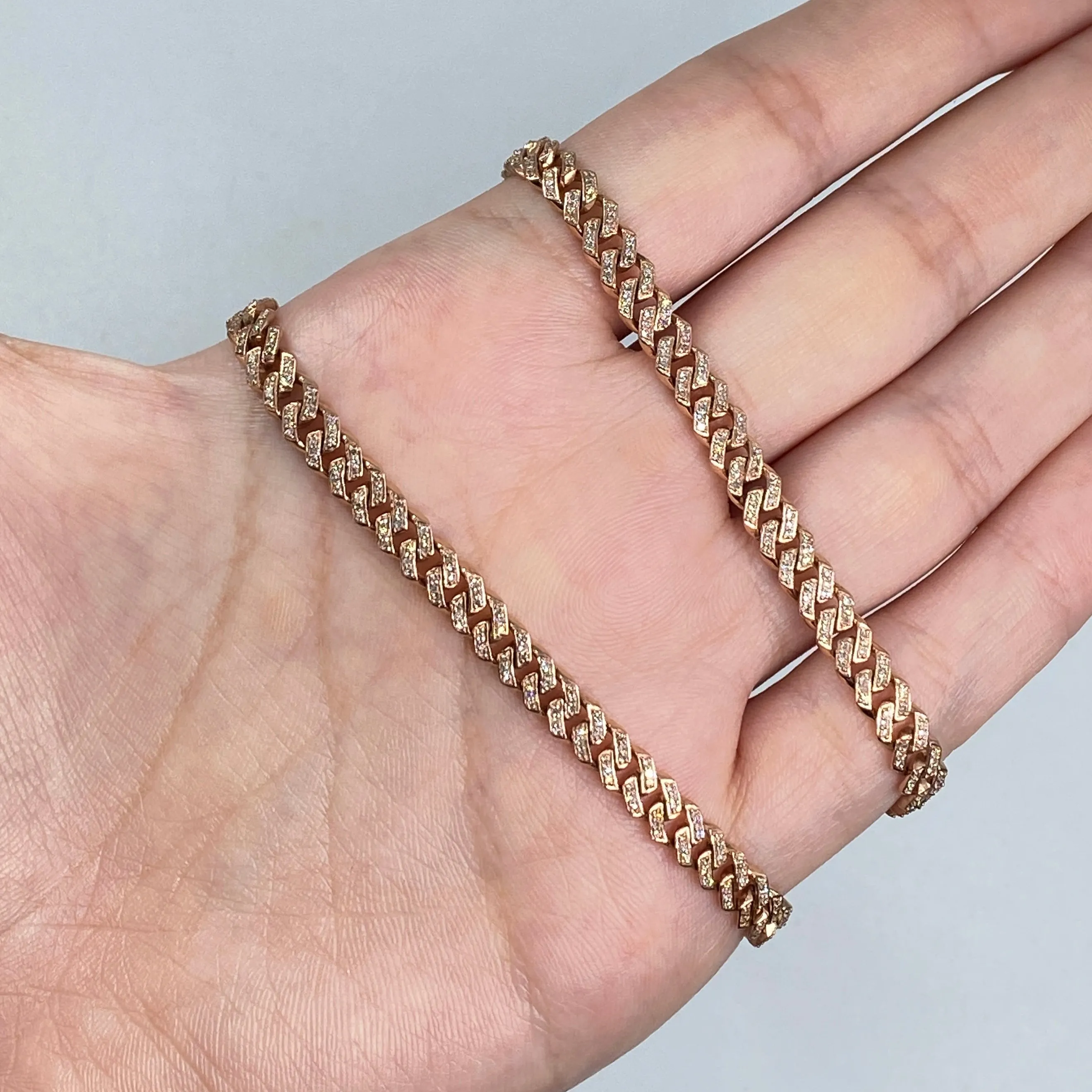10K 5.5MM Cuban Link Chain 16"-24"