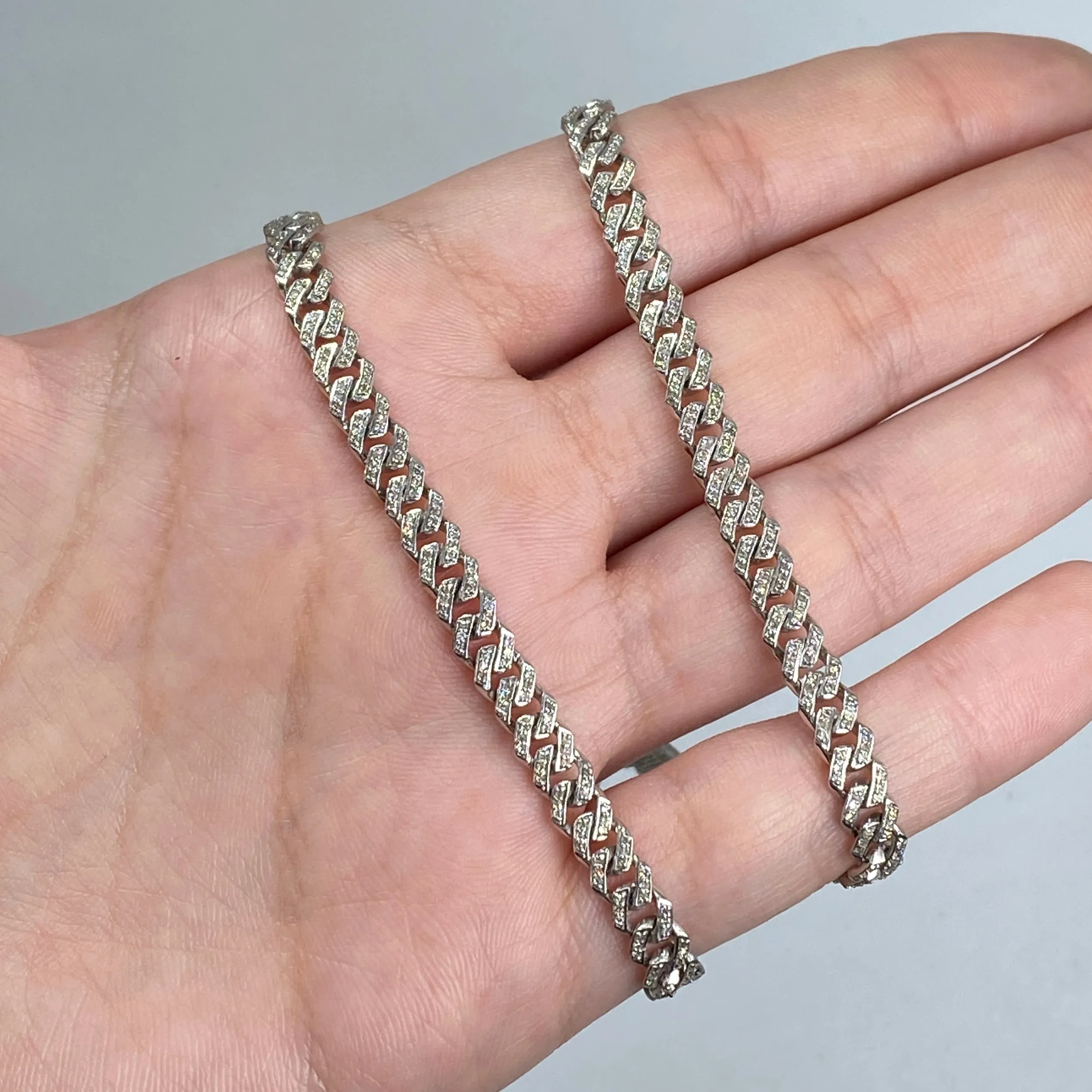 10K 5.5MM Cuban Link Chain 16"-24"
