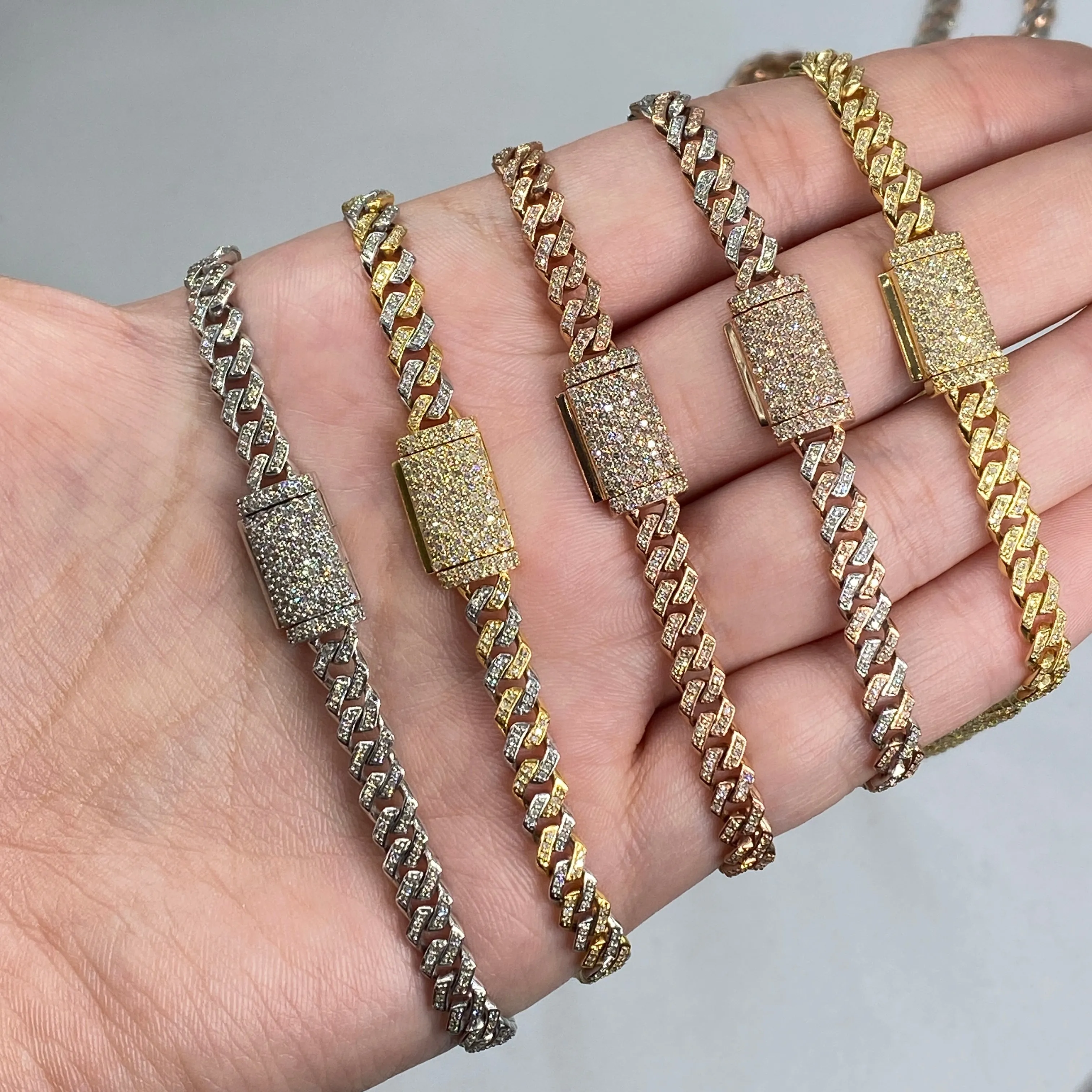 10K 5.5MM Cuban Link Chain 16"-24"