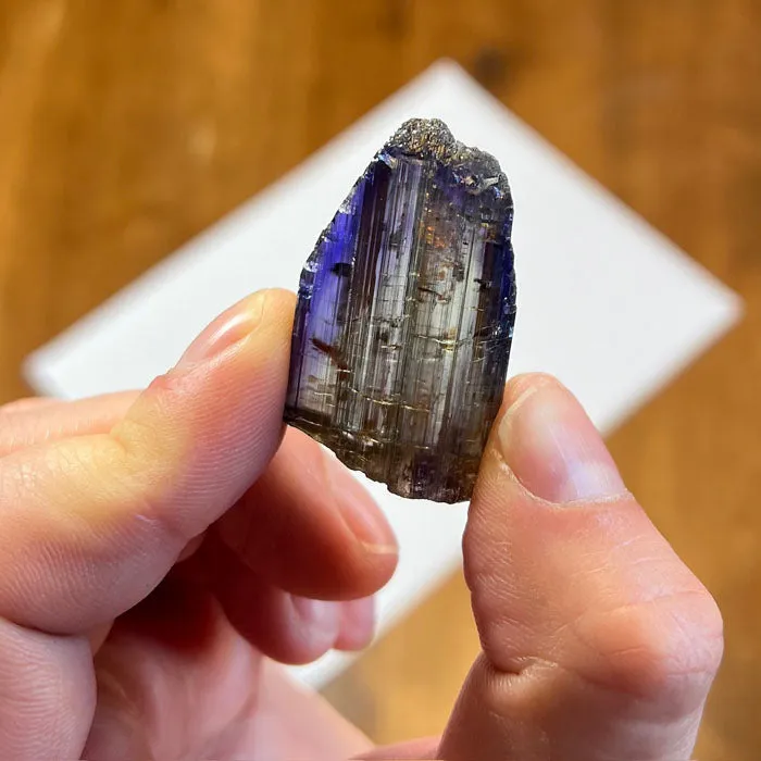 119ct Big Unique Natural Color Tanzanite Crystal Specimen