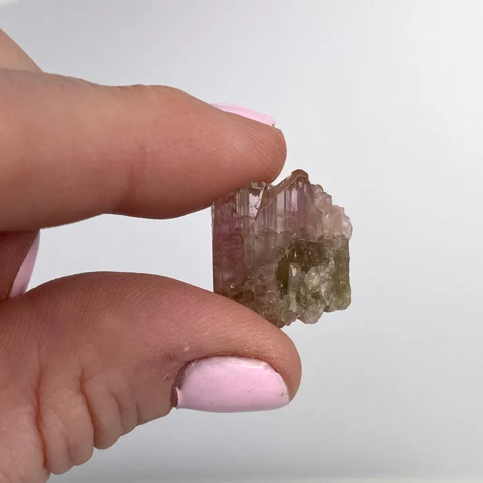 14.7ct Peachy Pink Tanzanite Crystal Specimen