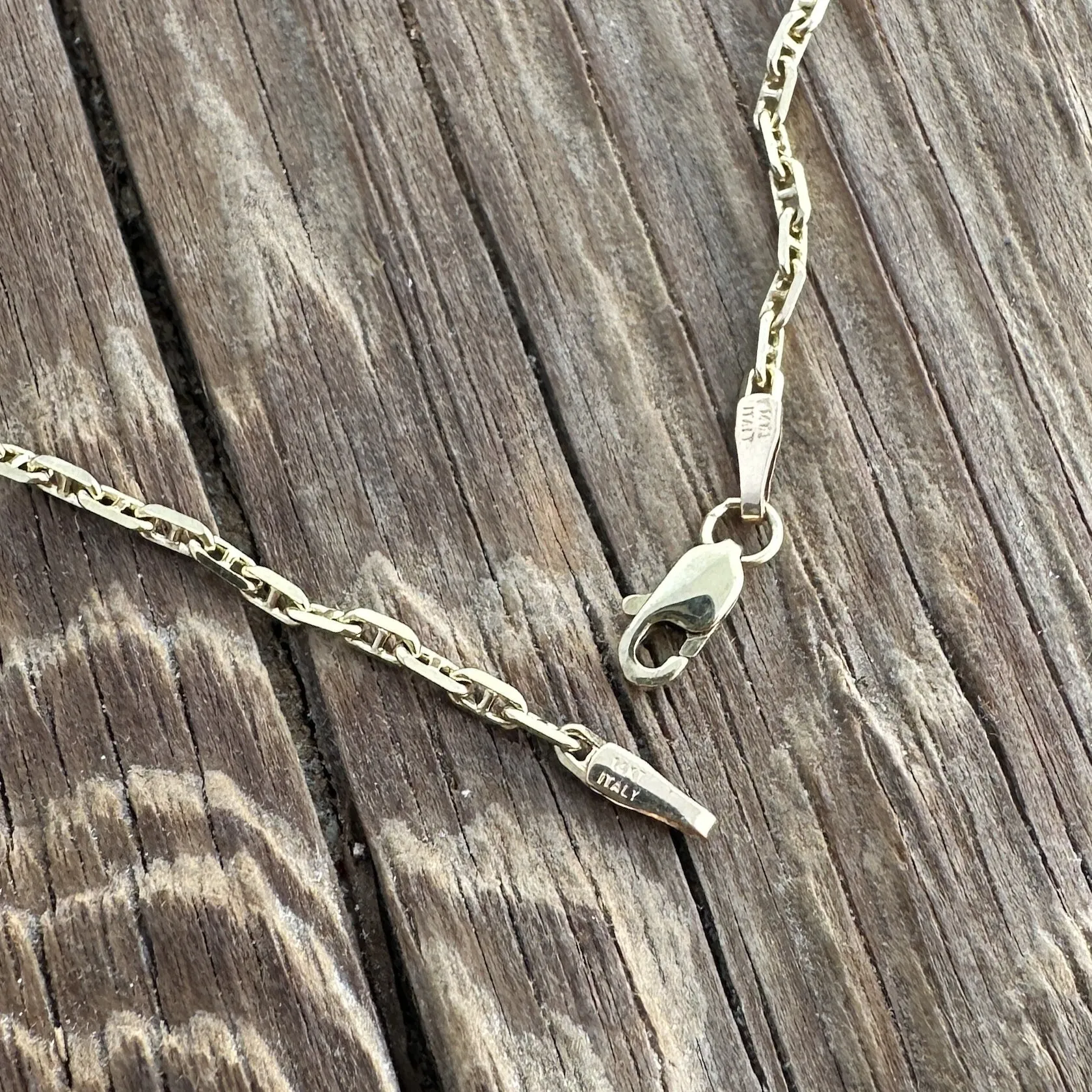 14K Gold Anchor Chain 060