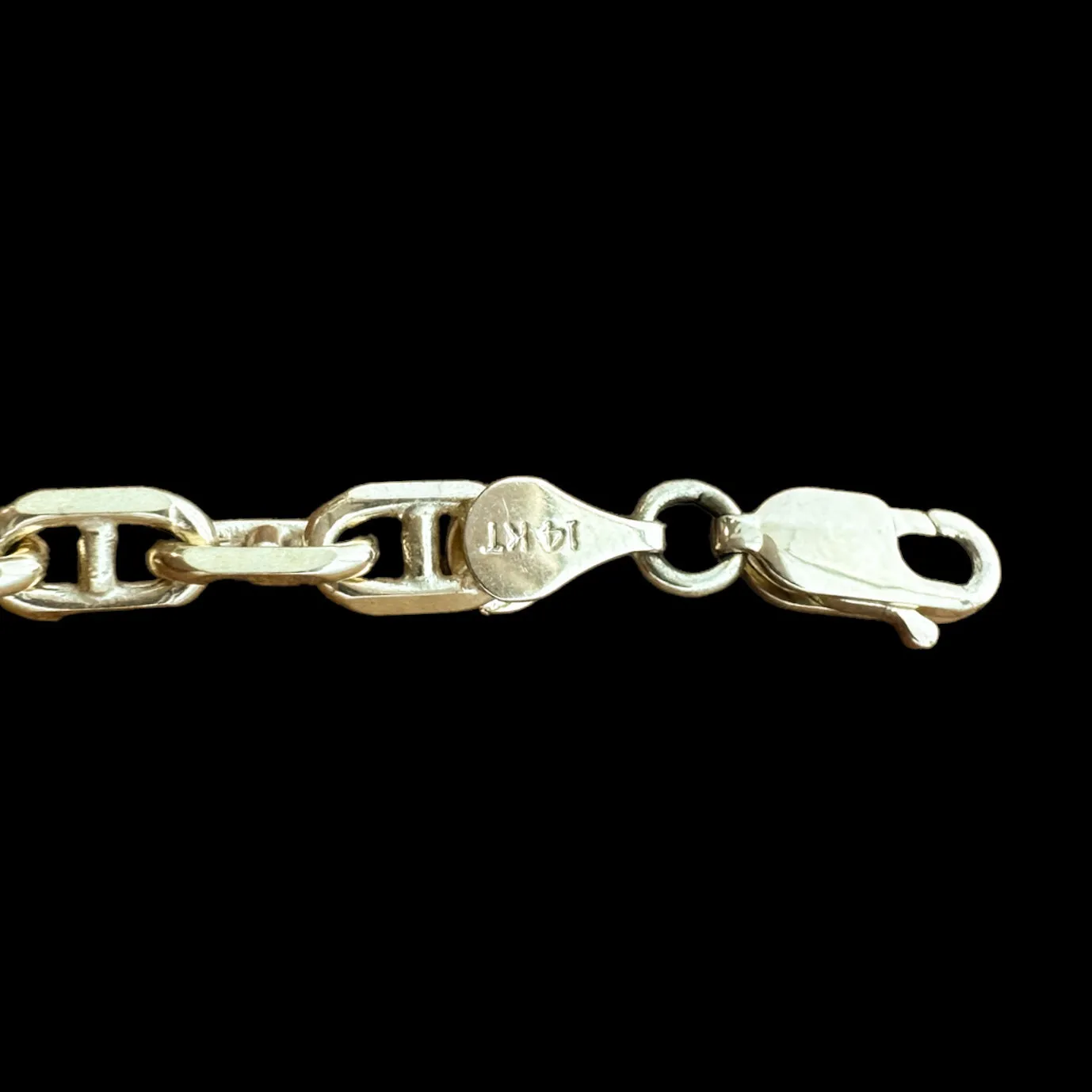14K Gold Heavy Anchor Chain