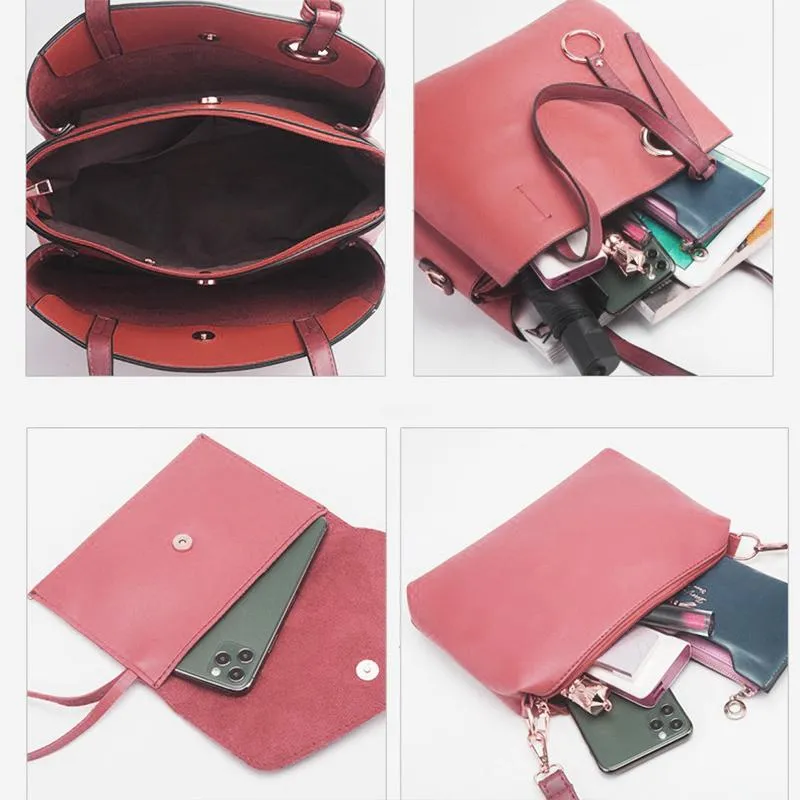 #214 Three-in-One Large Capacity Handbag