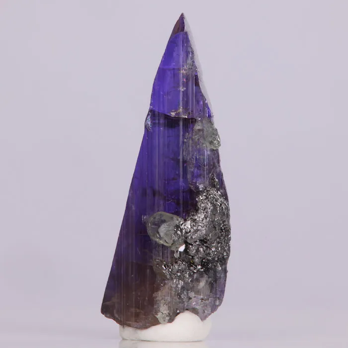 39.21ct Tall Unheated Raw Tanzanite Crystal Specimen