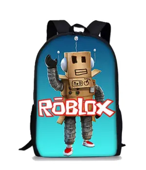 3D Cartoon Roblox Backpack for Kids