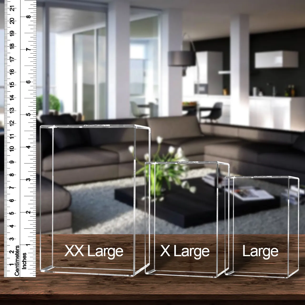 3D Crystal Laser Engraved XLarge Tower, Laser Engraved with Your Photo, Personalized Photo Gift, 3D Laser Engraved Etched Crystal - 1 Person