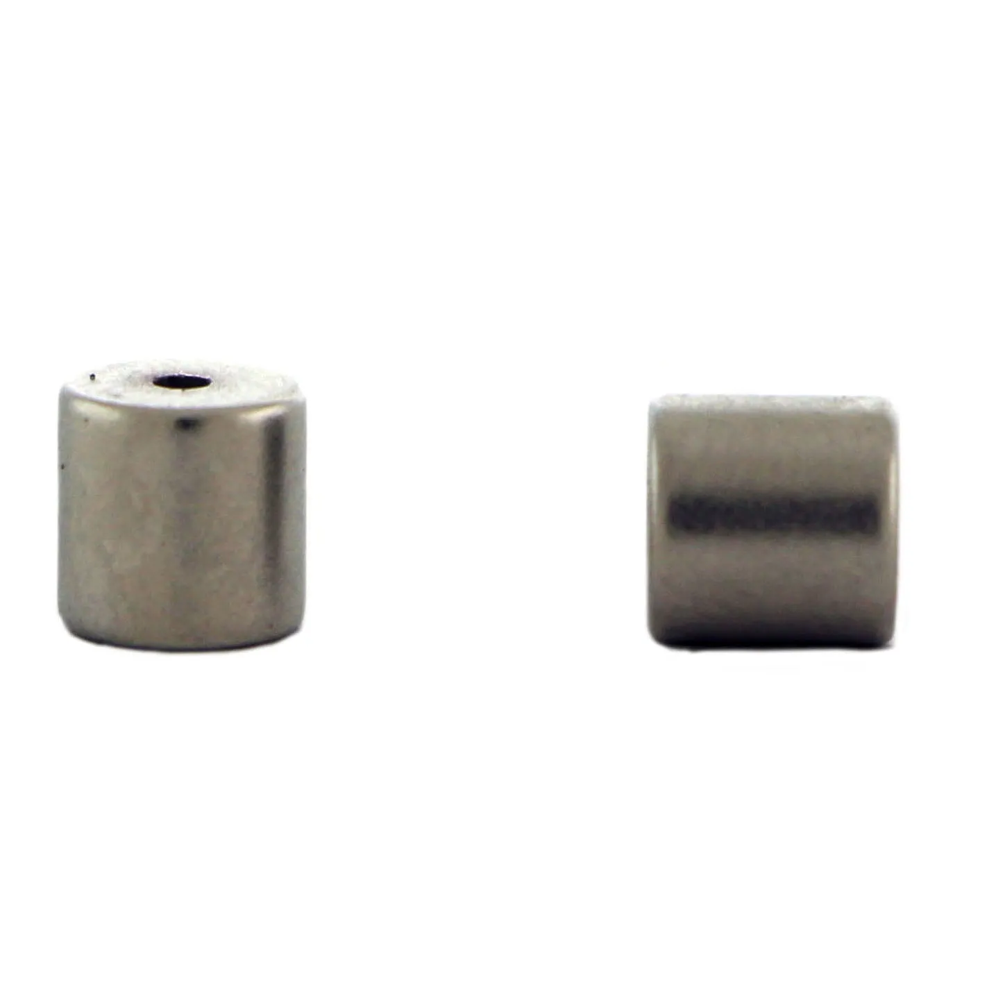 6mm Barrel Magnetic Clasp Set Of 10 Stainless Nickel MC11