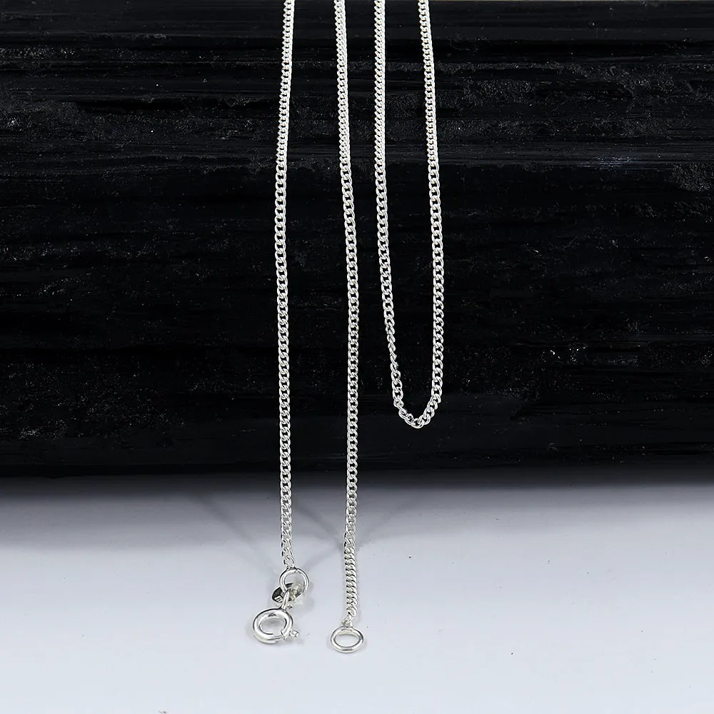 925 Sterling Silver Chain Necklace for Women 18" Inch