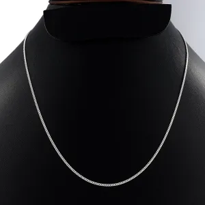 925 Sterling Silver Chain Necklace for Women 18" Inch