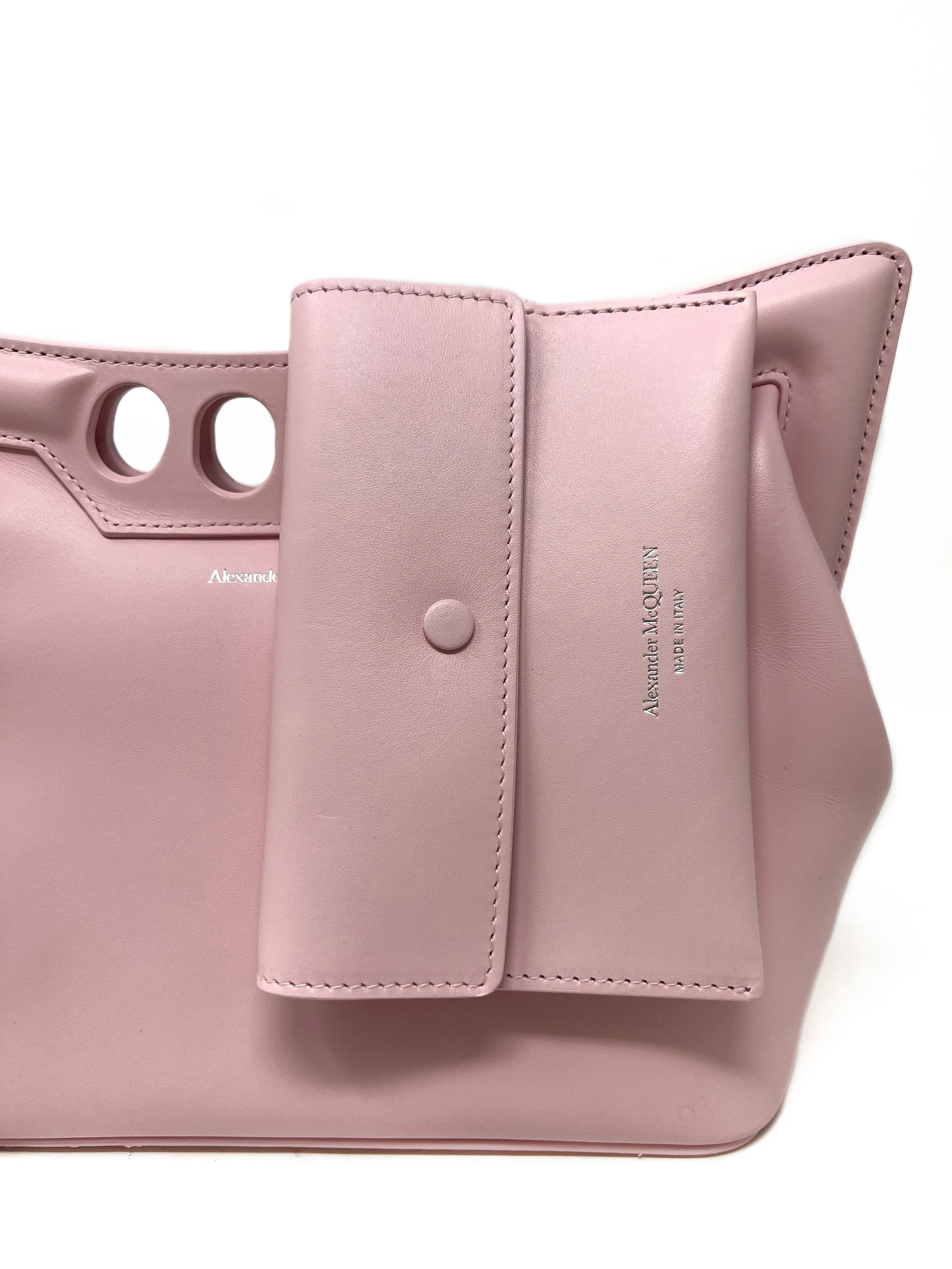 Alexander McQueen Pink NWB! 'The Small Peak' Knuckle Duster Chain Shoulder Bag
