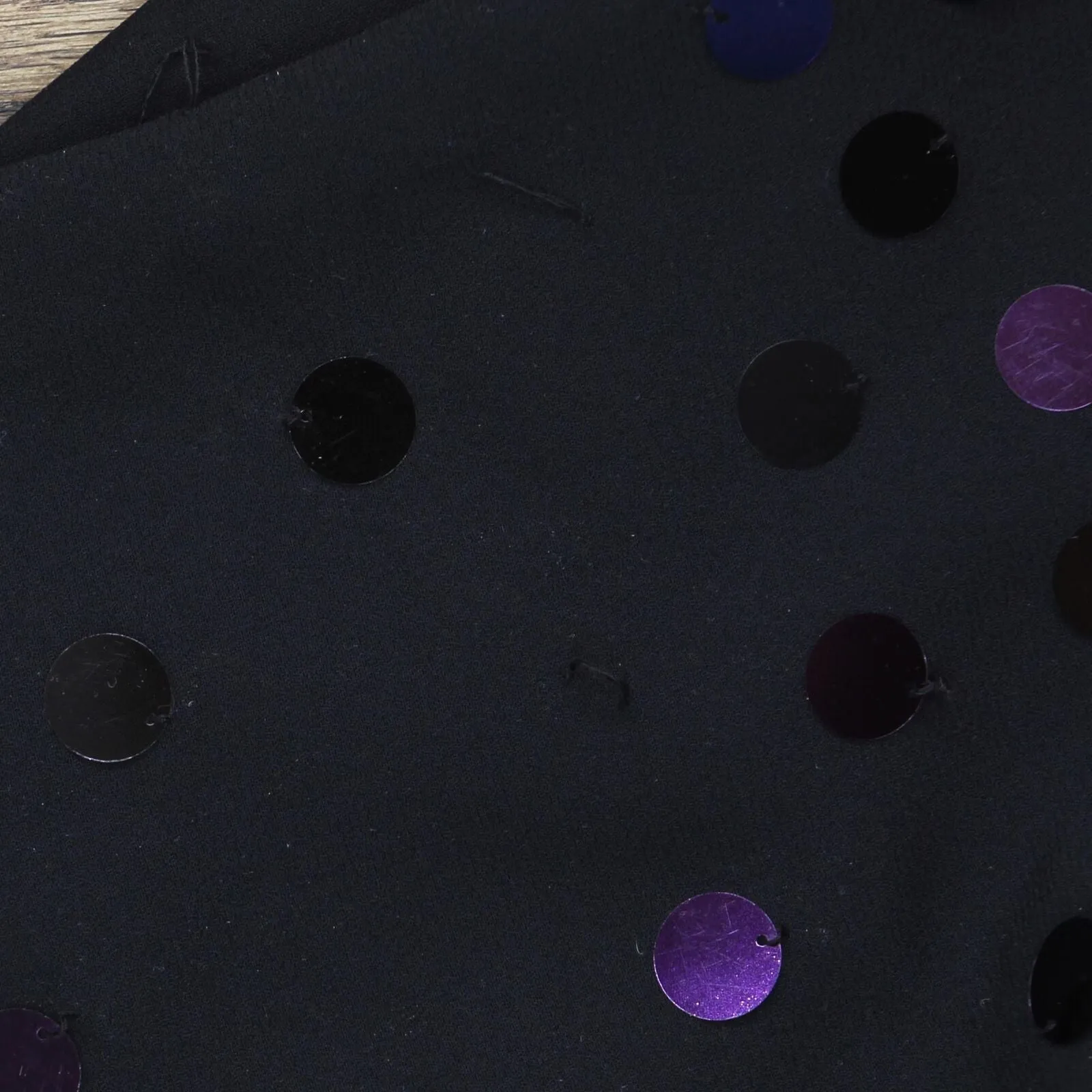 Alfani Large Sequin Woven Round Neck Blouse 1678ff96fbbc01 Black / Purple PM