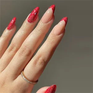 Almond French Flash Red