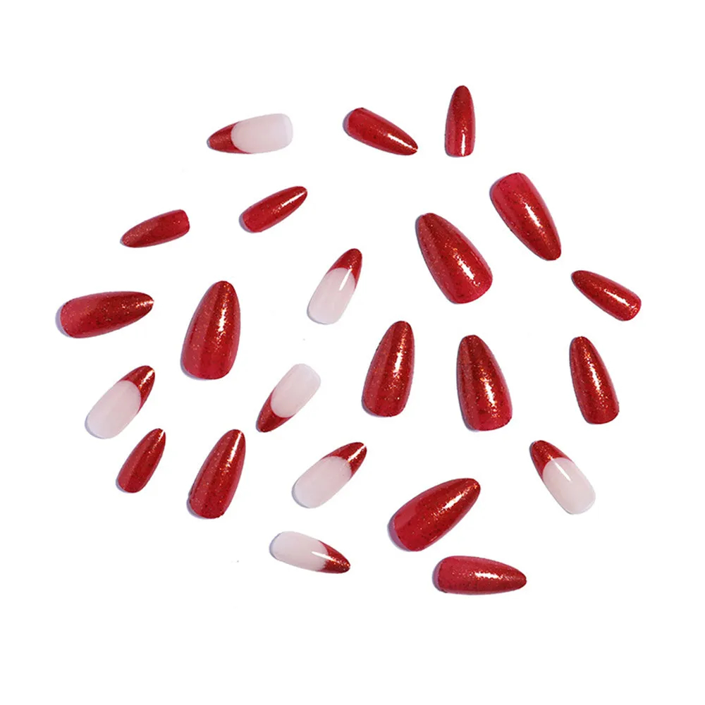 Almond French Flash Red