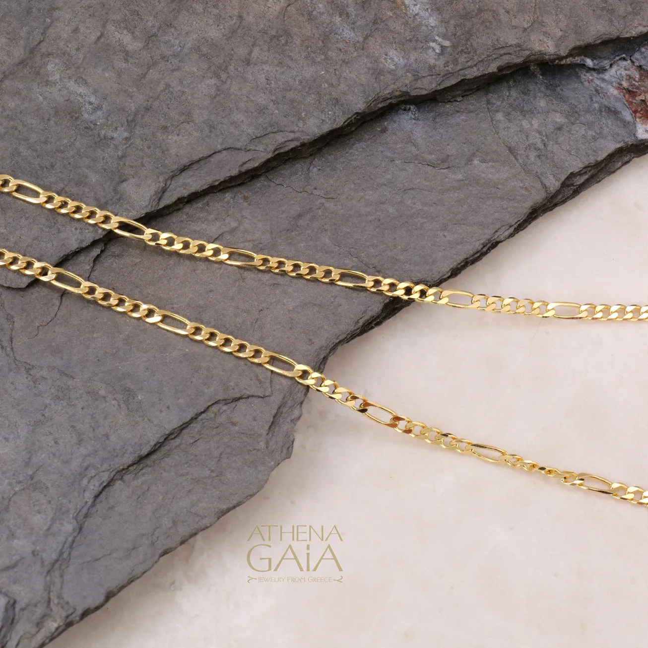 Al'Oro Classic Figaro Chain