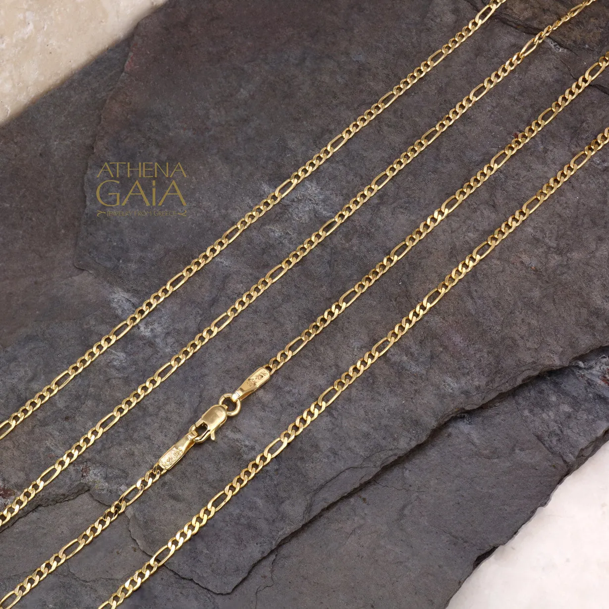 Al'Oro Classic Figaro Chain