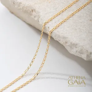 Al'Oro Light Anchor Curb Chain