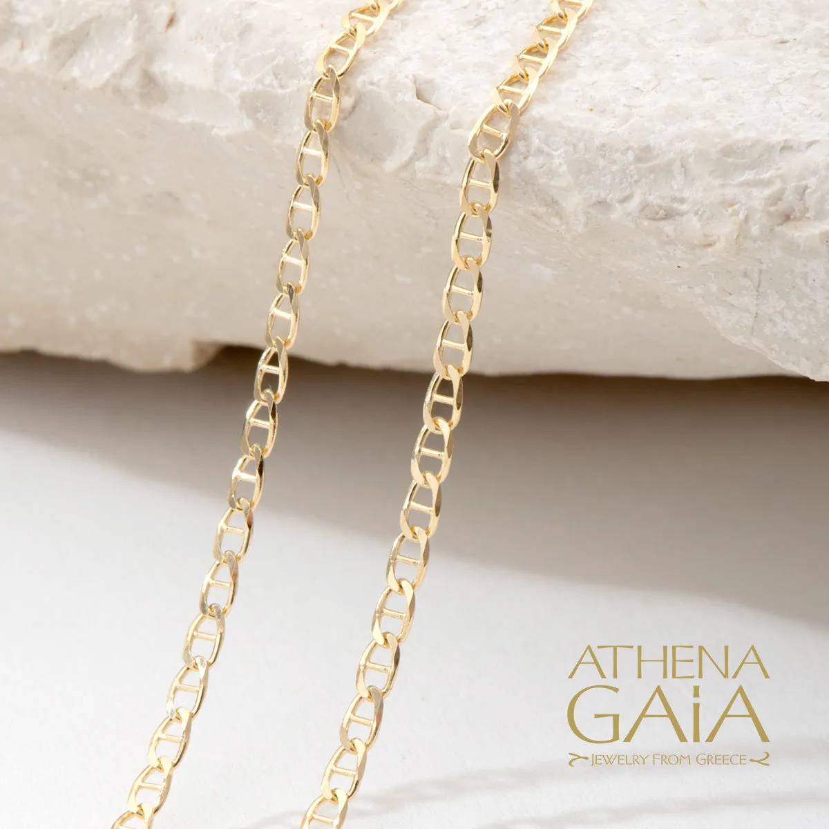 Al'Oro Light Anchor Curb Chain