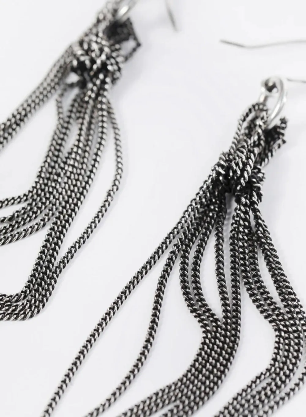 ANN DEMEULEMEESTER | Wivi Knot Tassel Earrings