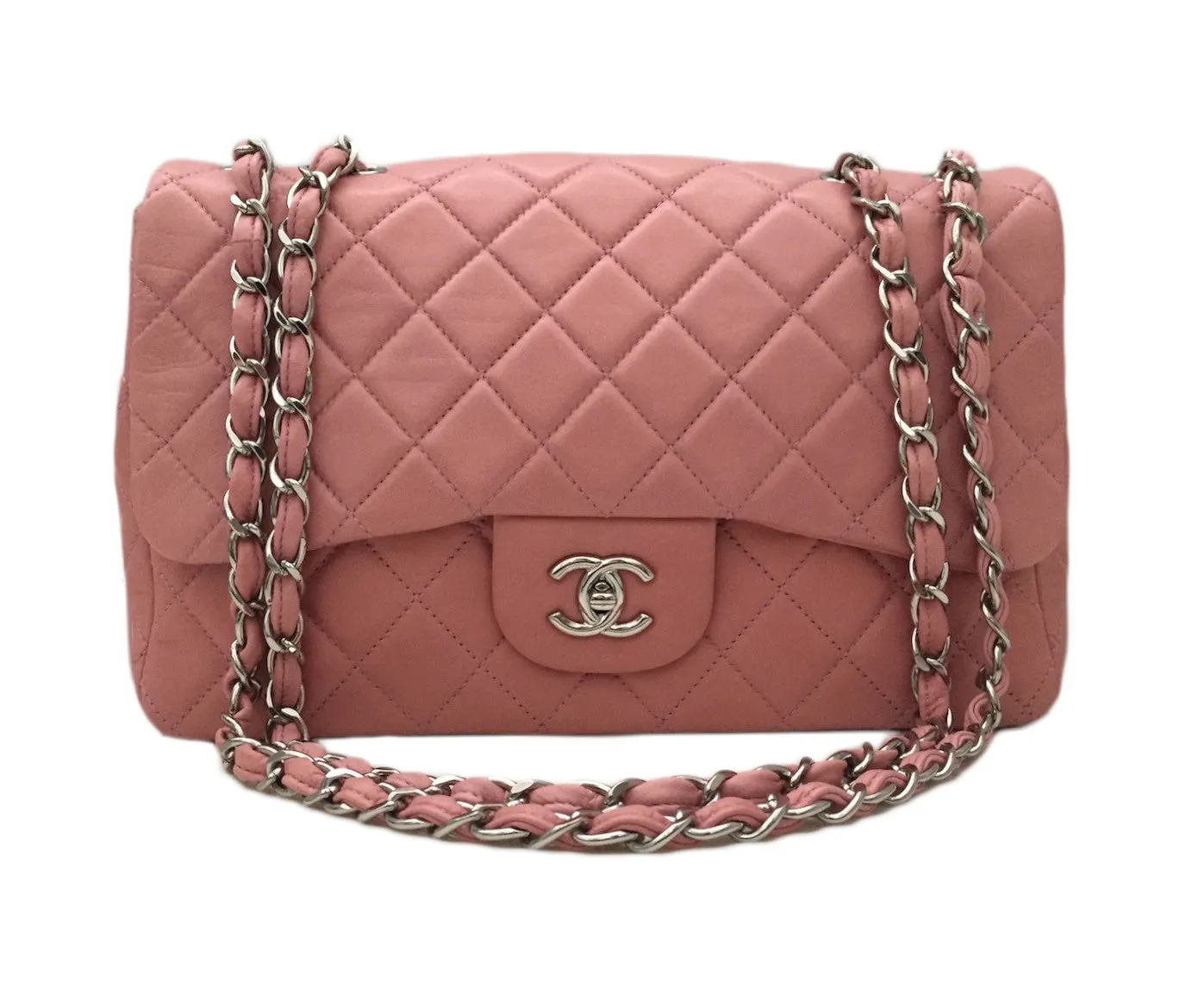 Authentic Chanel Pink Lambskin Jumbo – BRAND NEW IN BOX