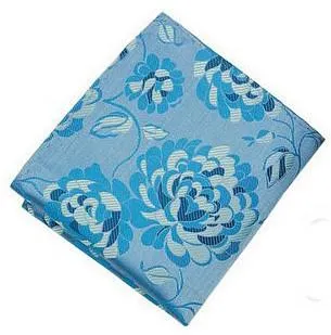 Baby Blue Floral Pocket Square