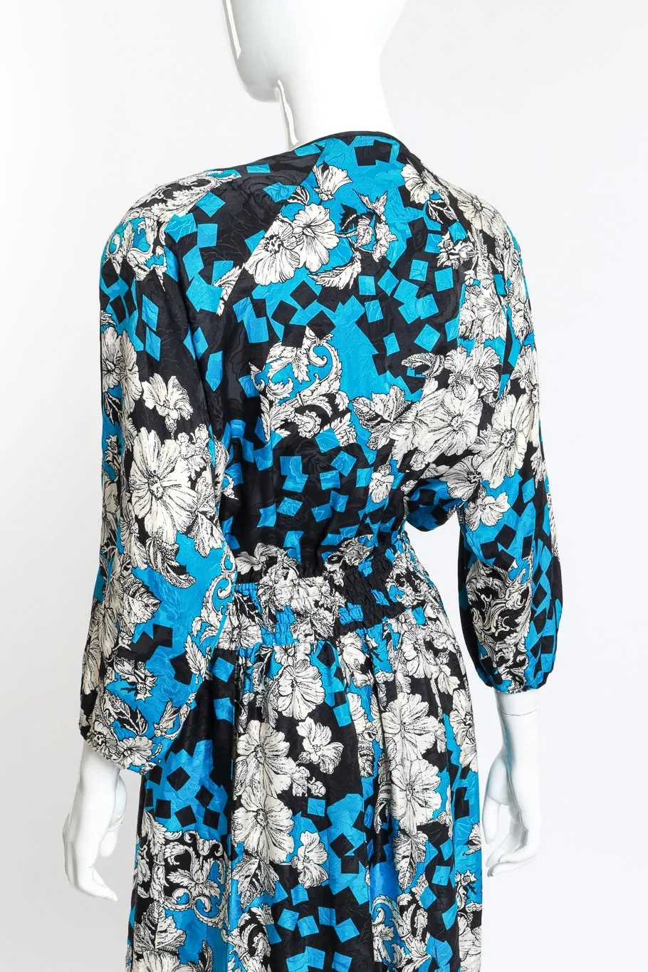 Baroque Floral Geo Dress