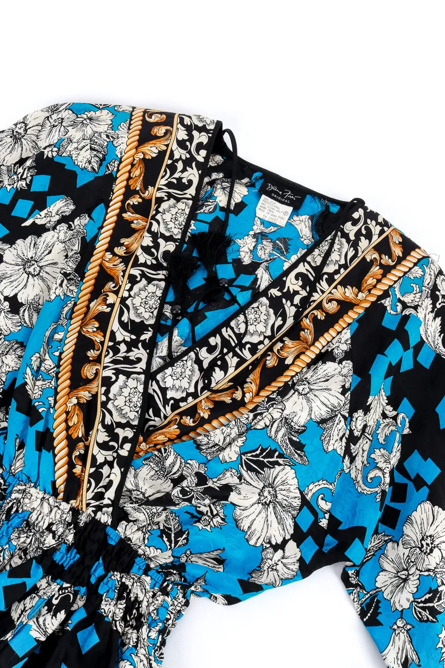 Baroque Floral Geo Dress