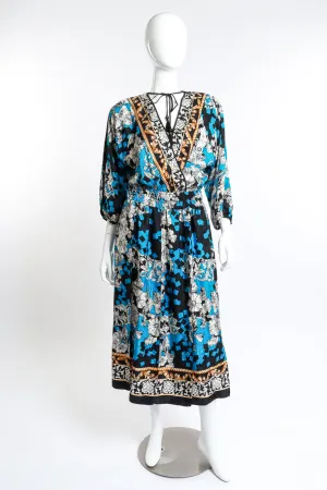 Baroque Floral Geo Dress