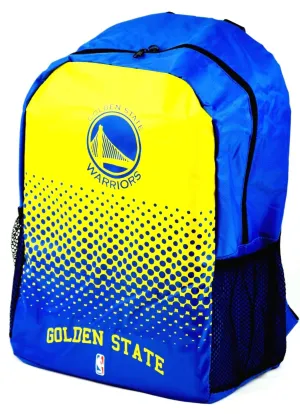 Batoh Forever Collectibles NBA FADE BACKPACK Golden State Wariors modrý