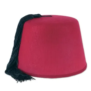 Beistle Felt Fez Hat  (1/Poly Bag) Party Supply Decoration : Arabian Nights