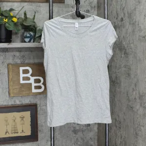Bella Womens Knit Stretch Cap Sleeve T-Shirt Tee 166bc9bbf4cef3 Sports Gray 2XL