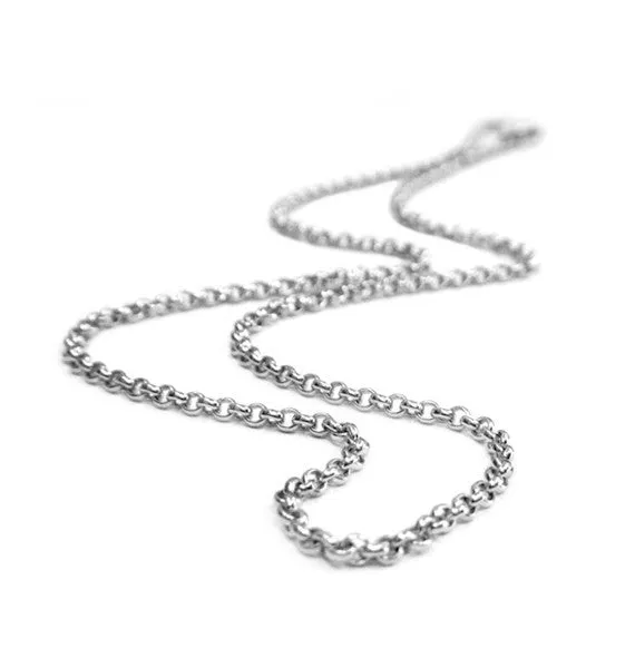 Belle e'toile Sterling Silver Thick Rolo Chain, 20" (81580)