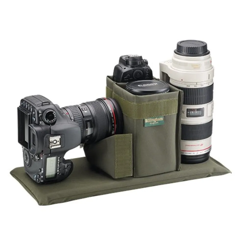 Billingham 307 Camera Bag | Black with Black Leather Trim