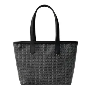 Black Chocolate Zip Leather Tote Bag【Japan Jewelry】