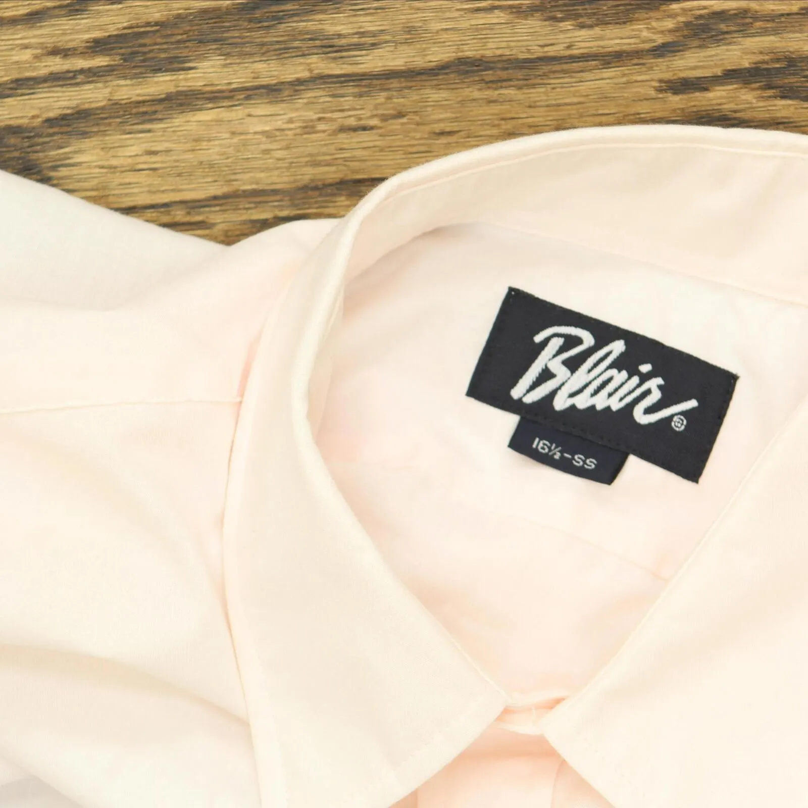 Blair Mens Short Sleeve Dress Shirt with Pocket Light Pink 16 1/2 - SS