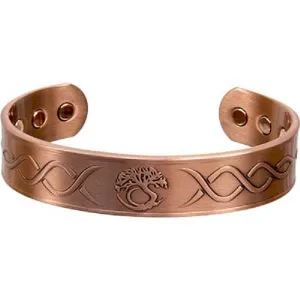 Bracelet Magnetic Copper Tree of Life