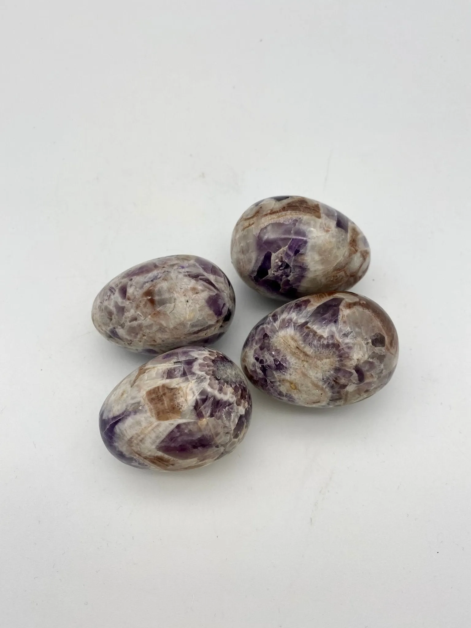 Brazilian Chevron Amethyst Egg