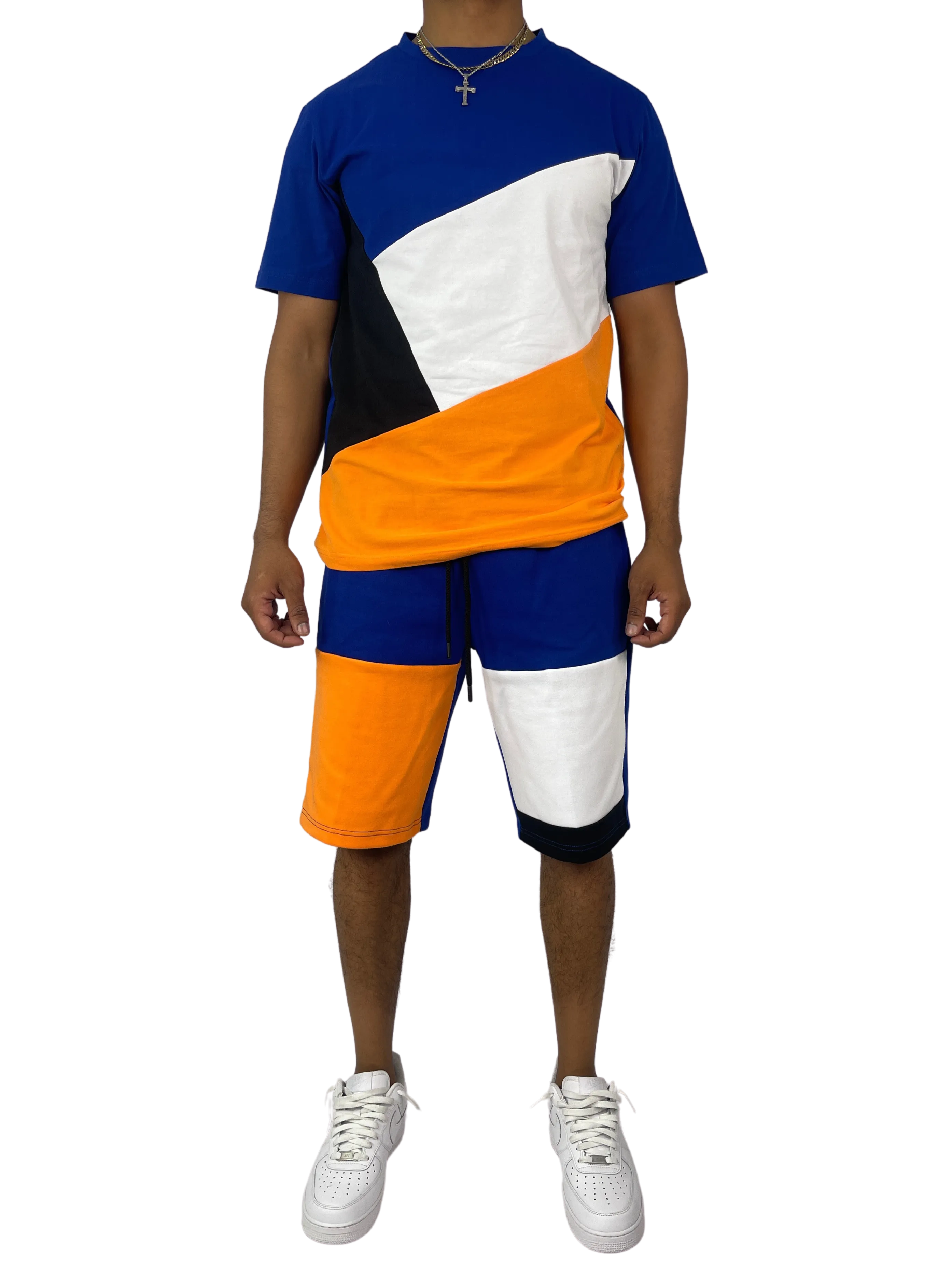 BT-BT229500-Colorblock Short Set