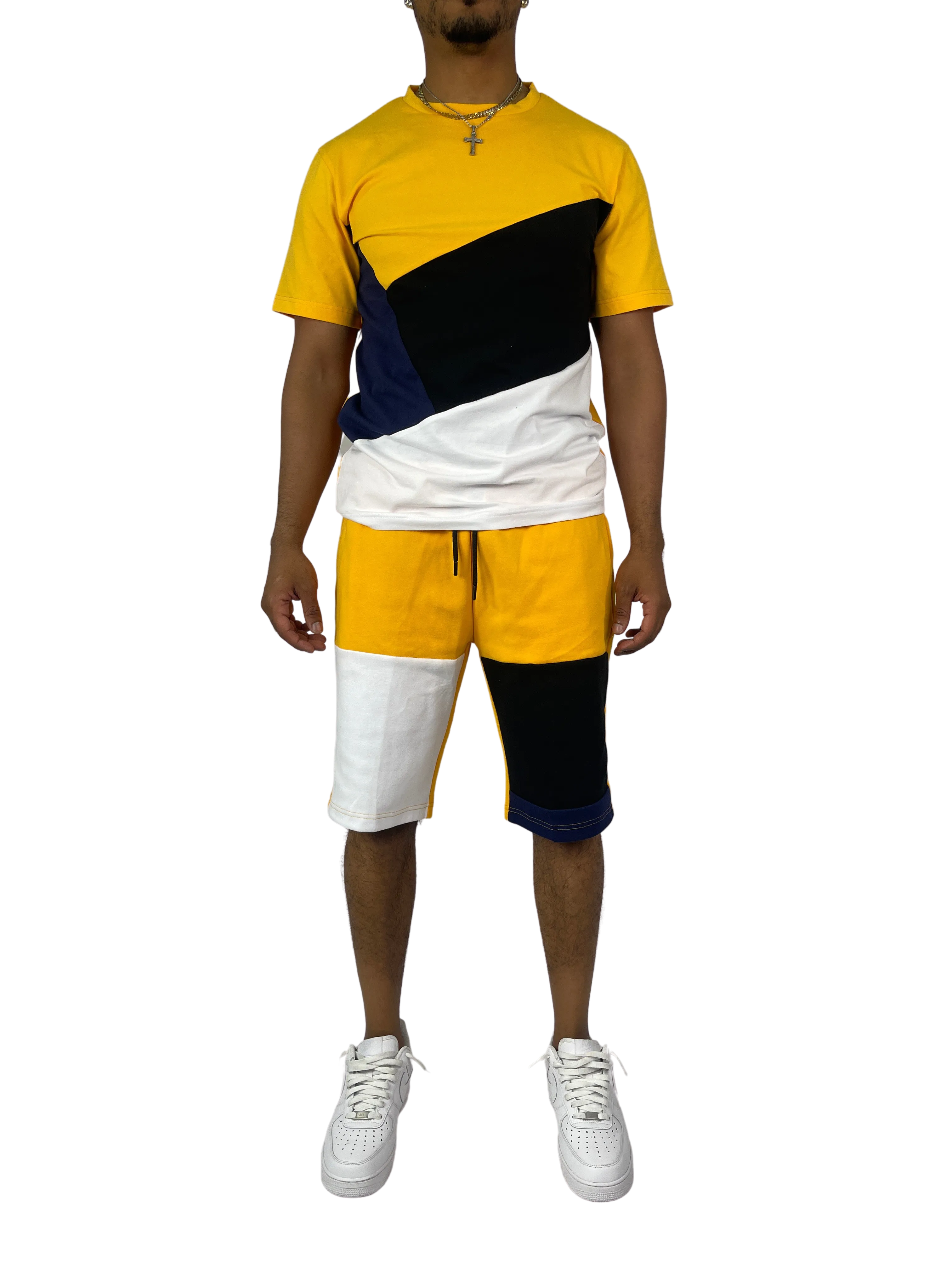 BT229500: Colorblock Shorts Set