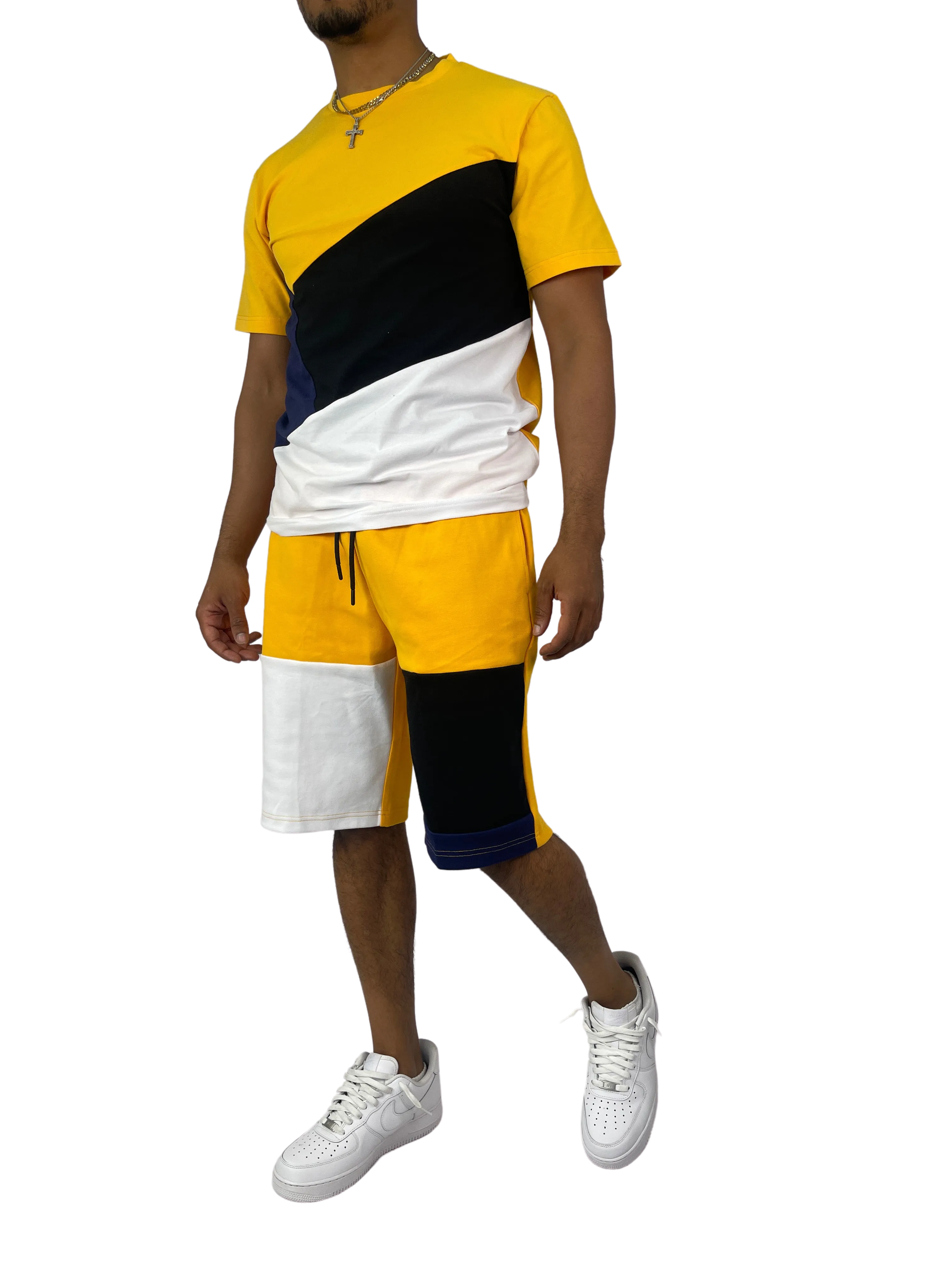BT229500: Colorblock Shorts Set