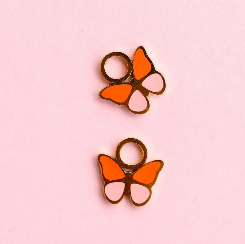 Butterfly Colorblock Charms