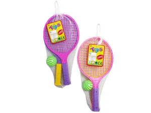 Case of 12 - 2 Pack Racket Play Set 2 Asst Colors