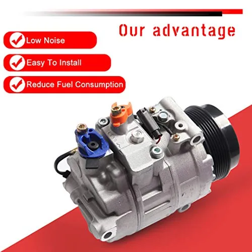 cciyu AC Compressor Fit for Mercedes-Benz S550 4.6L 5.5L 2007-2011 CO 11240C Air Conditioning Compressor Auto Repair Compressors Assembly