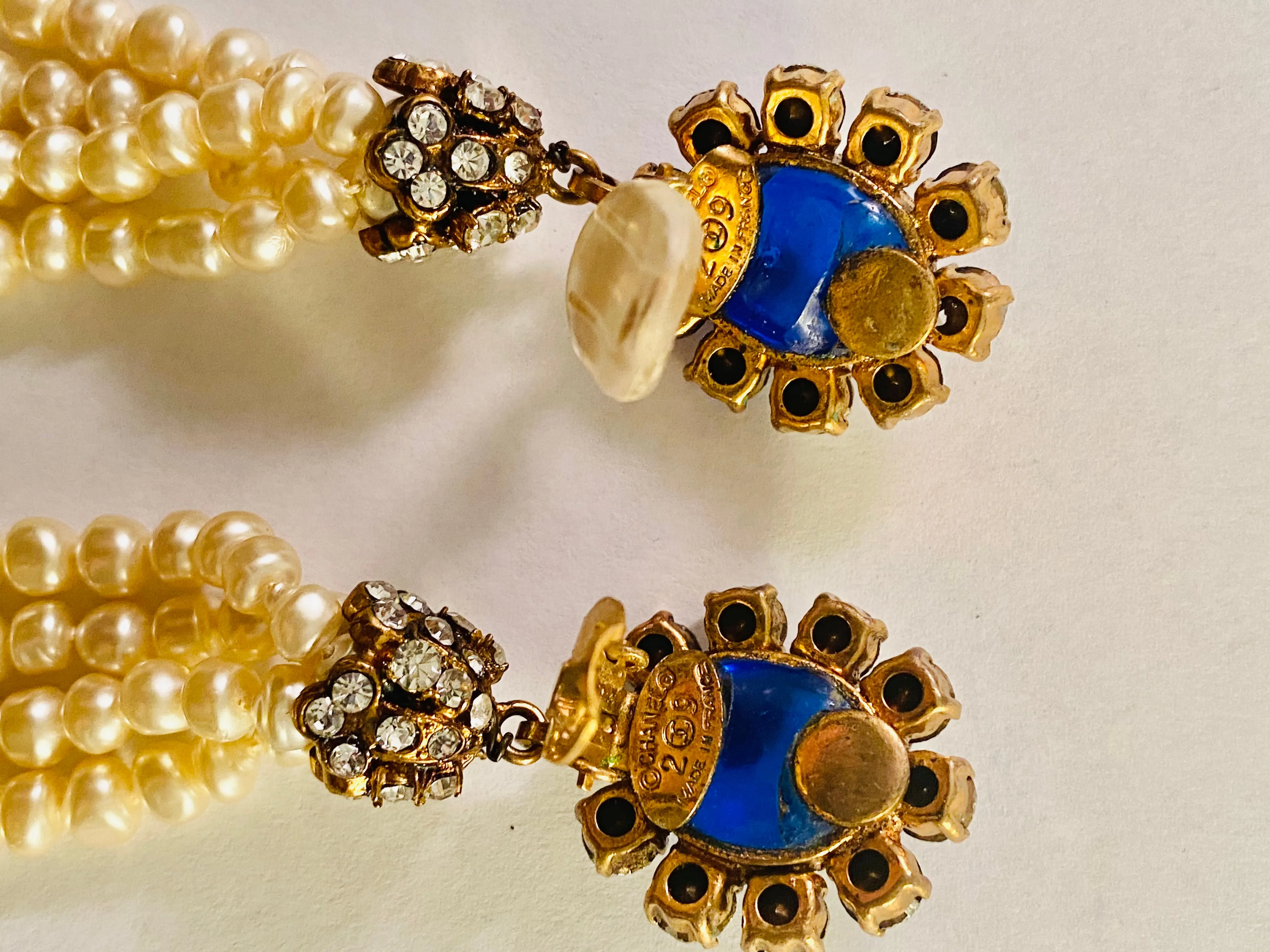 Chanel Gripoix Earrings