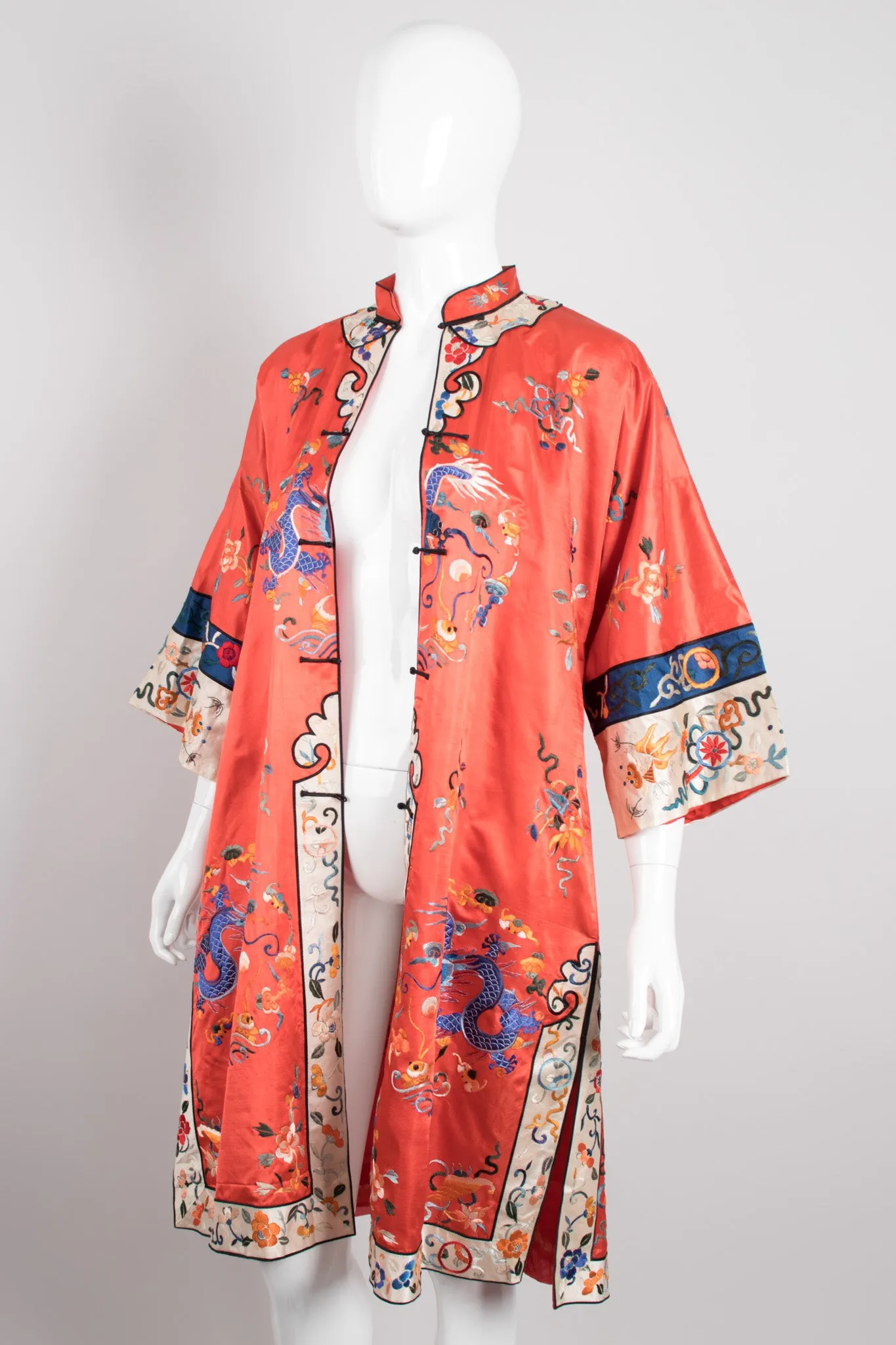 Chinese Dragon Carp Embroidered Jacket