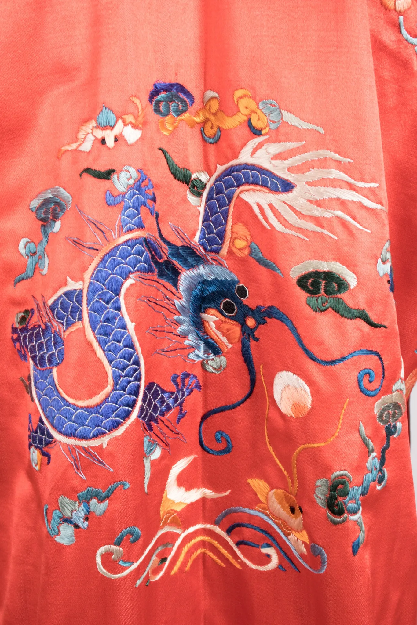 Chinese Dragon Carp Embroidered Jacket