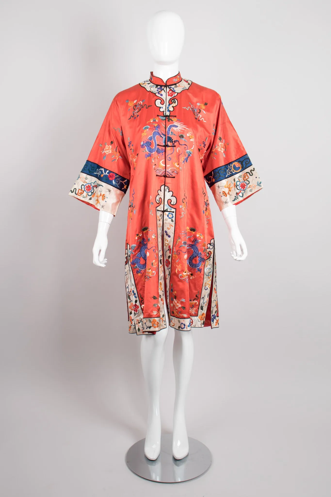 Chinese Dragon Carp Embroidered Jacket